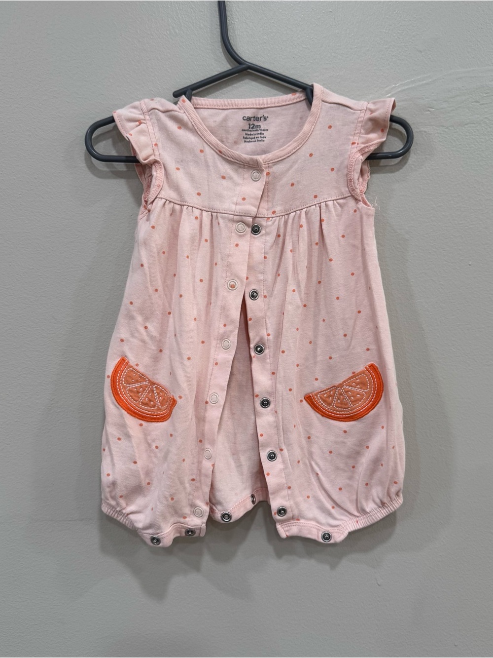 Carter’s cap sleeve romper size 12month
